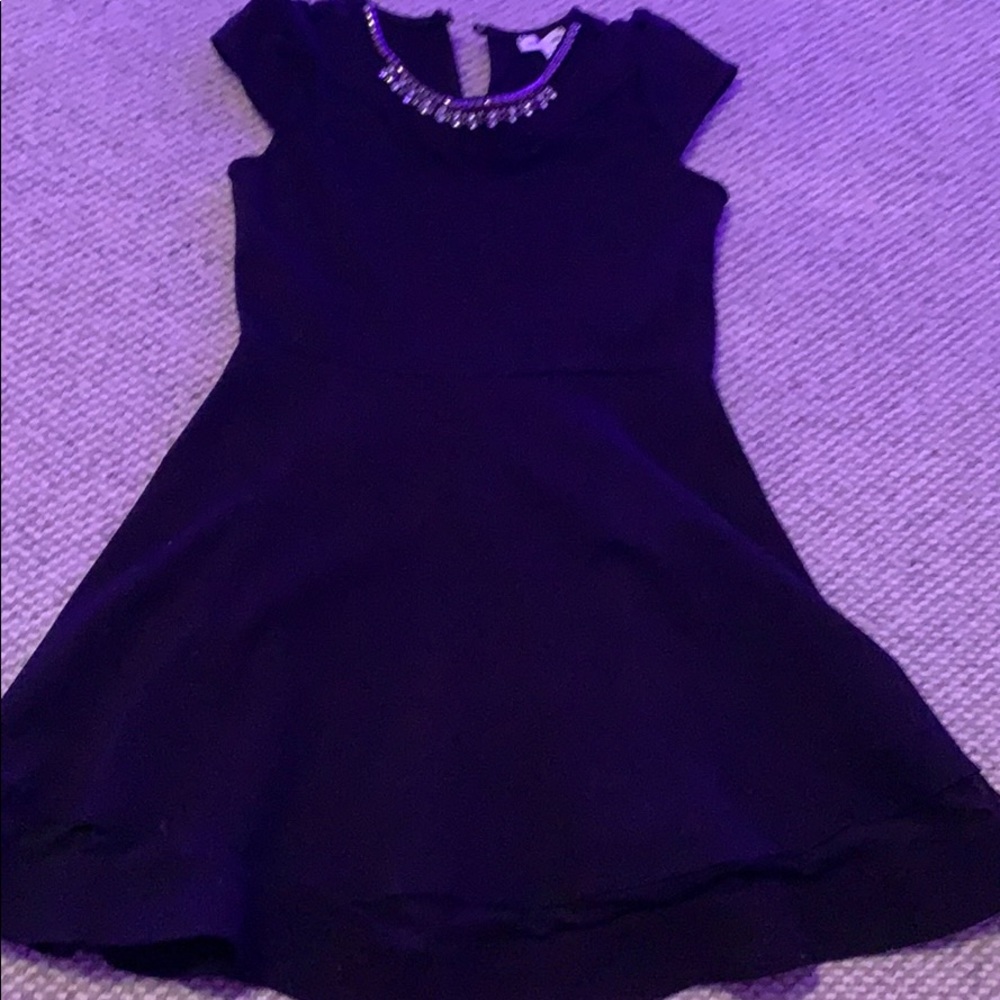 Black dress with cute detailing